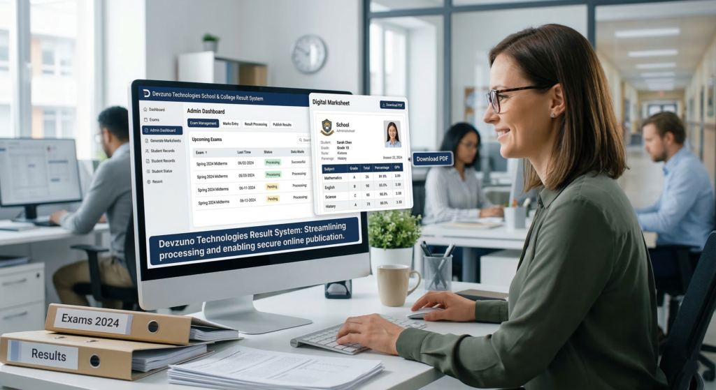 School College Result Management System by Devzuno Technologies