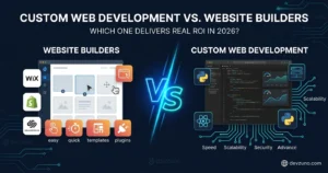Custom Web Development vs. Website Builders (2026): The Ultimate Business Guide