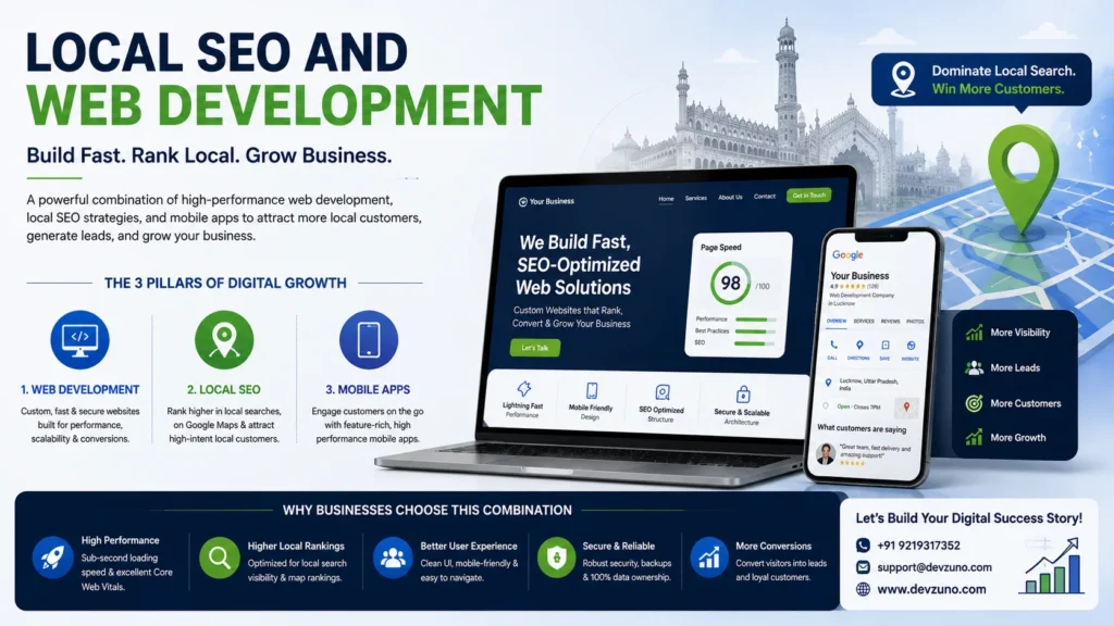 local SEO and web development